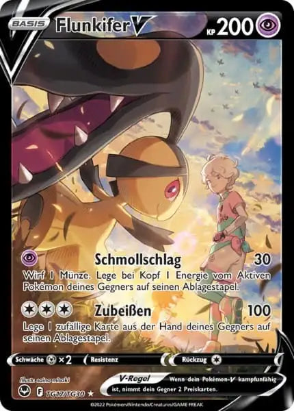 Flunkifer V TG17 – Pokémon Silberne Sturmwinde Karte