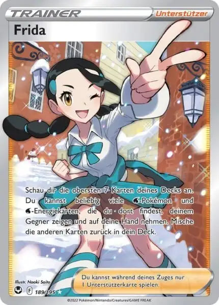 Frida 189/195 – Pokémon Silberne Sturmwinde Karte