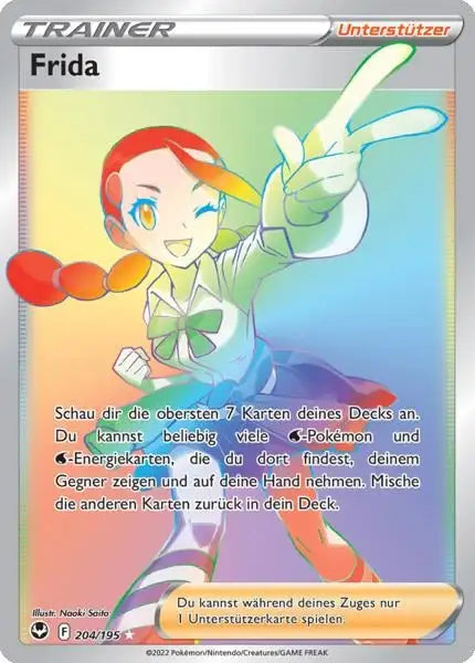 Frida 204/195 – Pokémon Silberne Sturmwinde Karte