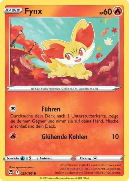 Fynx 025/195 – Pokémon Silberne Sturmwinde Karte