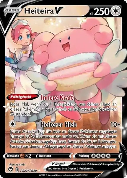 Heiteira V TG22 – Pokémon Silberne Sturmwinde Karte