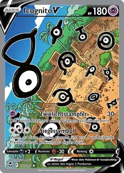 Icognito V 177/195 – Pokémon Silberne Sturmwinde Karte