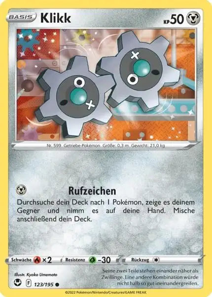Klikk 123/195 – Pokémon Silberne Sturmwinde Karte