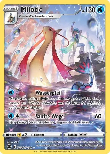 Milotic TG02 – Pokémon Silberne Sturmwinde Karte