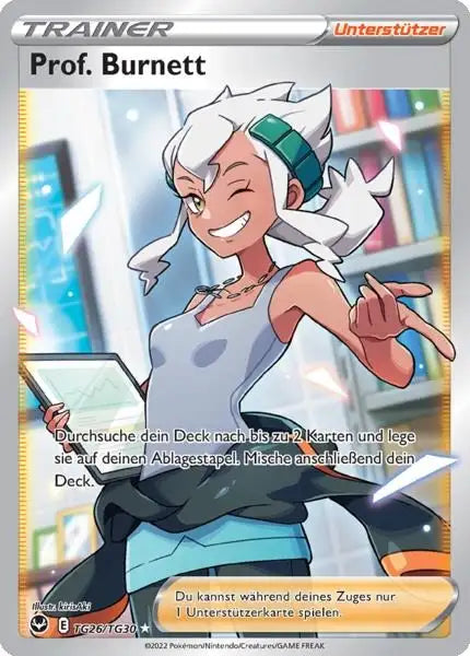 Prof. TG26 – Pokémon Silberne Sturmwinde Karte