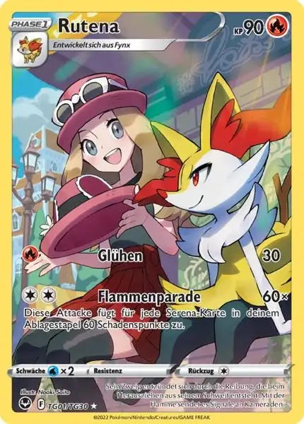 Rutena TG01 – Pokémon Silberne Sturmwinde Karte
