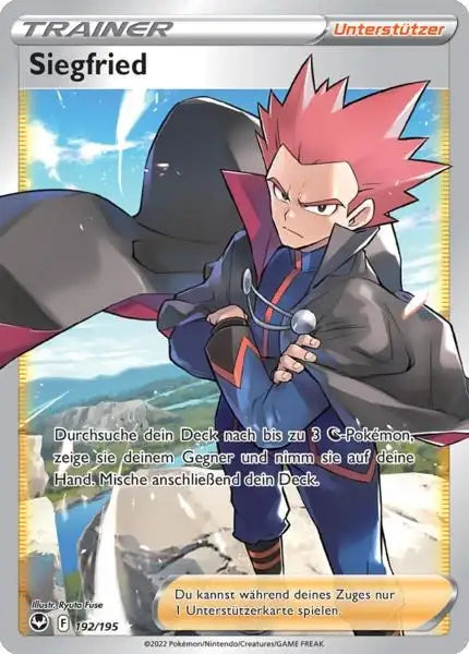 Siegfried 192/195 – Pokémon Silberne Sturmwinde Karte