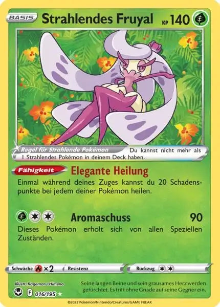 Strahlendes 016/195 – Pokémon Silberne Sturmwinde Karte