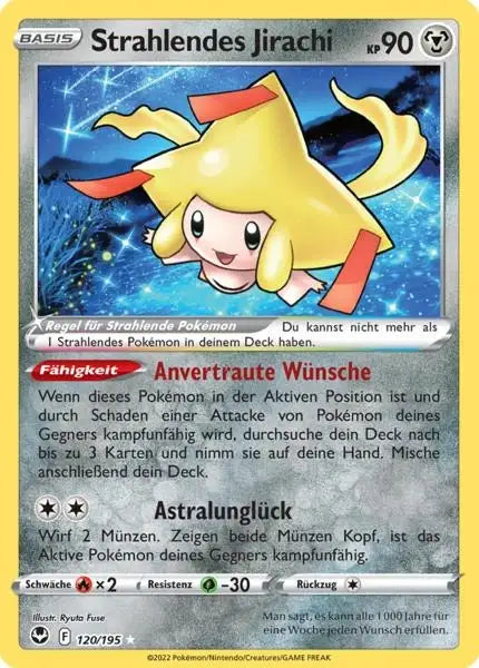 Strahlendes 120/195 – Pokémon Silberne Sturmwinde Karte