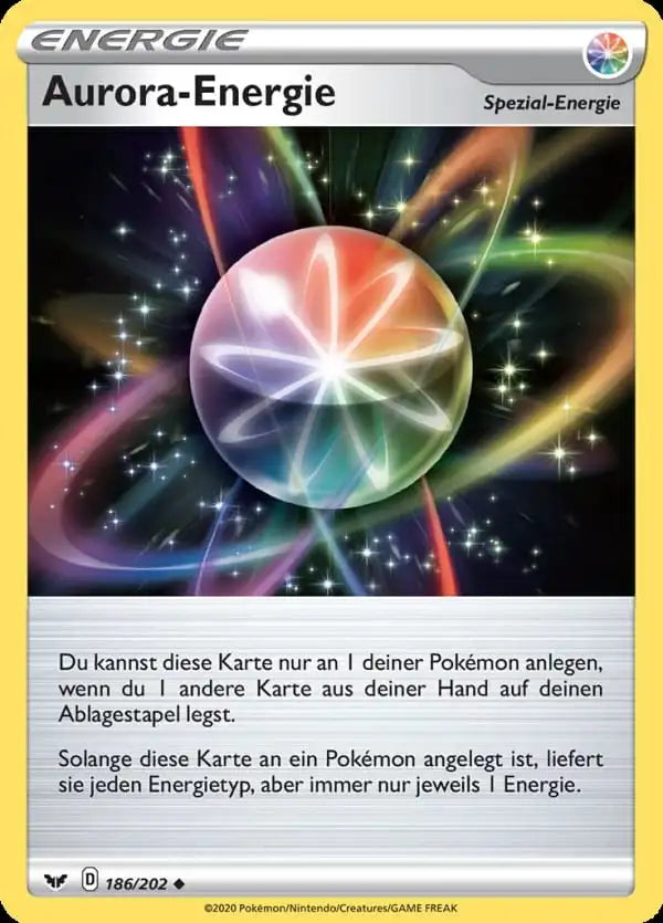 aurora energie 186/202 – Pokémon Schwert & Schild Karte