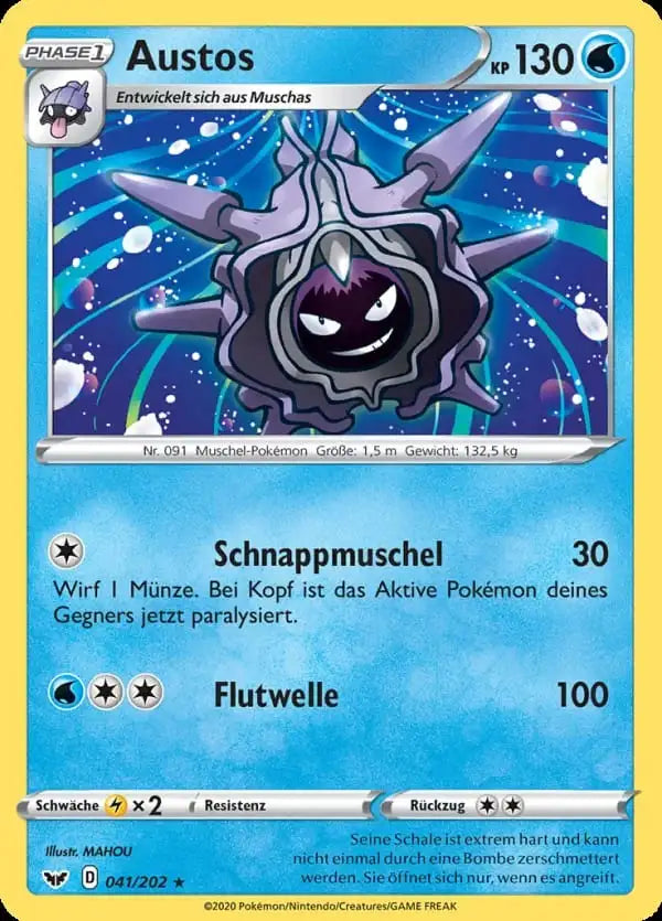 austos 041/202 – Pokémon Schwert & Schild Karte