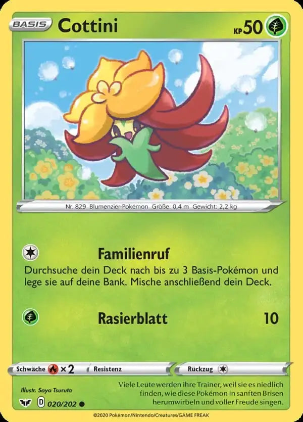 cottini 020/202 – Pokémon Schwert & Schild Karte