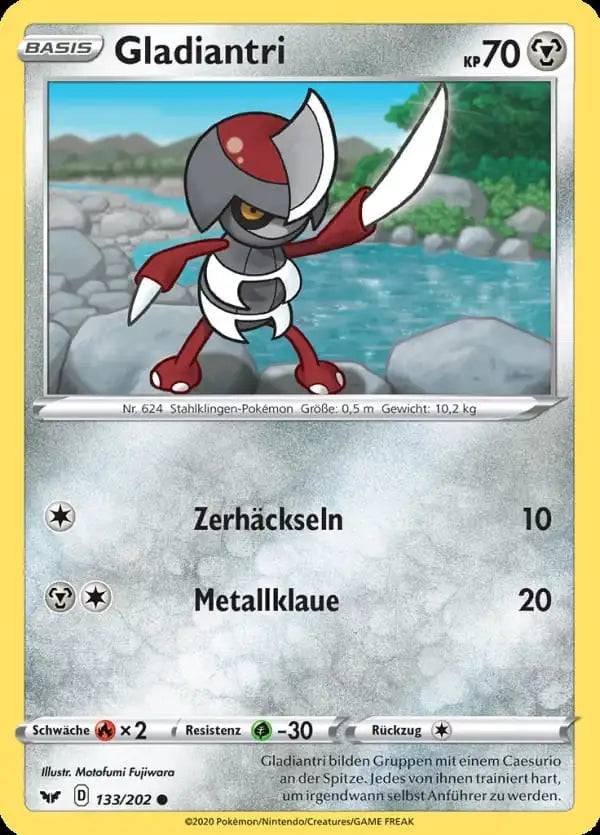 gladiantri 133/202 – Pokémon Schwert & Schild Karte