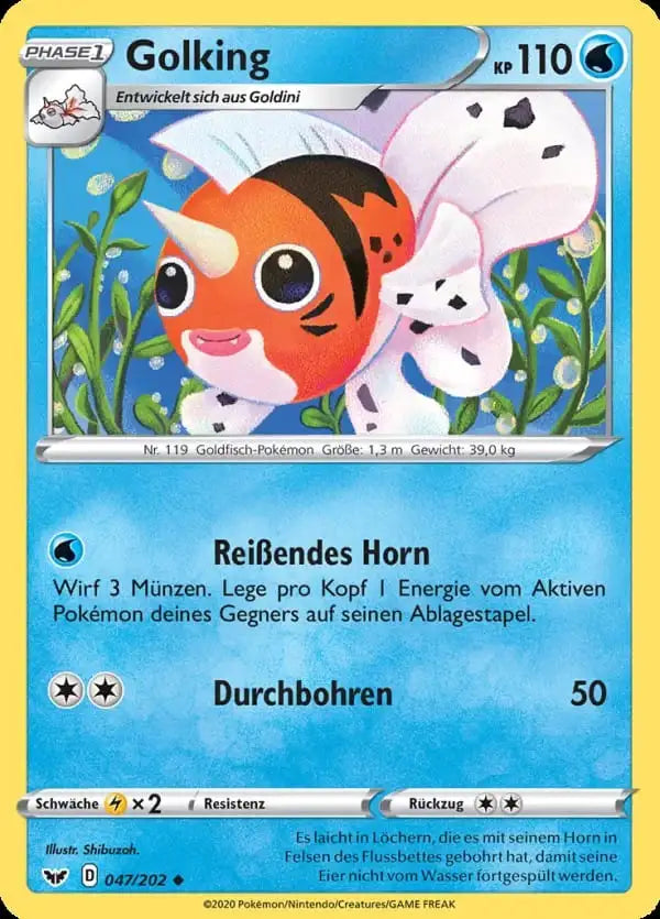 golking 047/202 – Pokémon Schwert & Schild Karte