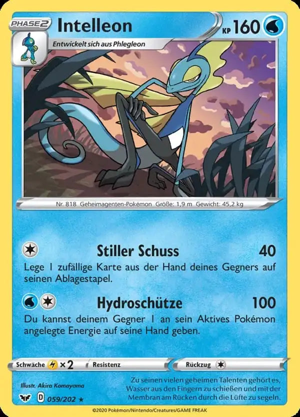 intelleon 059/202 – Pokémon Schwert & Schild Karte