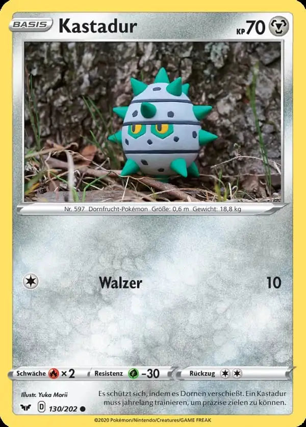 kastadur 130/202 – Pokémon Schwert & Schild Karte