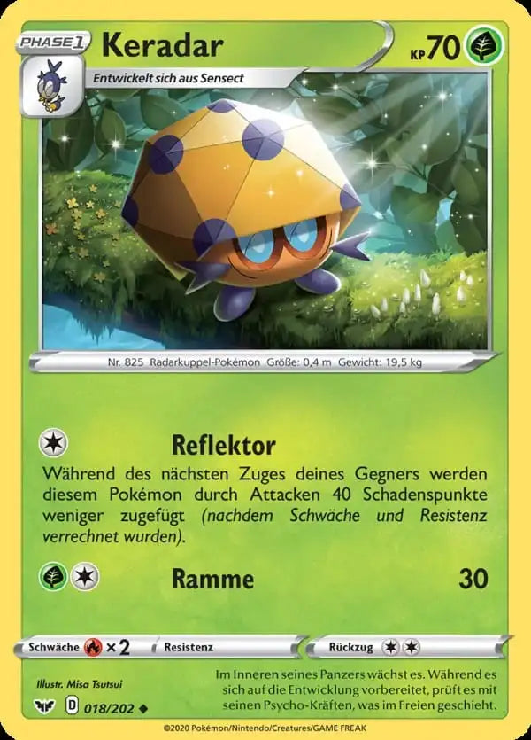 keradar 018/202 – Pokémon Schwert & Schild Karte