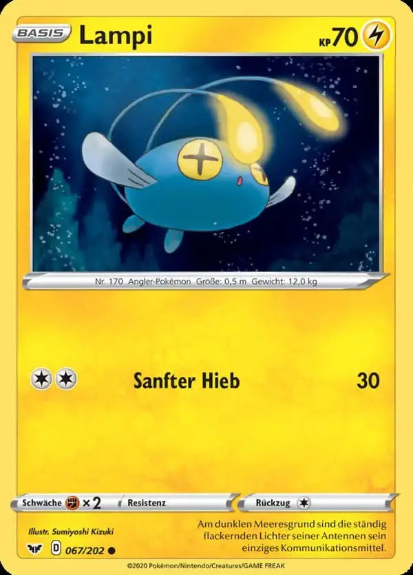 lampi 067/202 – Pokémon Schwert & Schild Karte