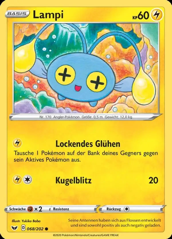 lampi 068/202 – Pokémon Schwert & Schild Karte