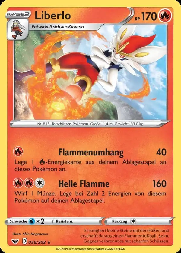 liberlo 036/202 – Pokémon Schwert & Schild Karte