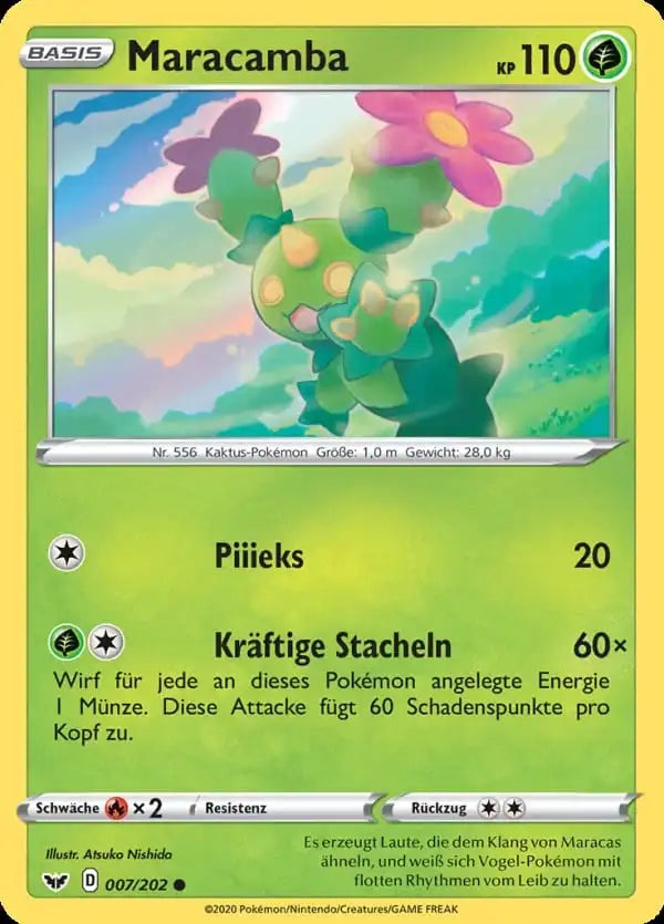 maracamba 007/202 – Pokémon Schwert & Schild Karte