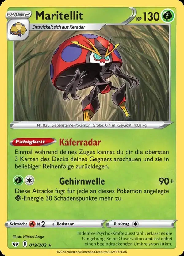 maritellit 019/202 – Pokémon Schwert & Schild Karte