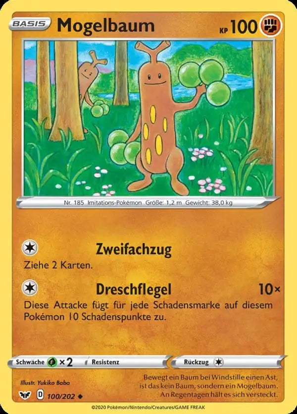 mogelbaum 100/202 – Pokémon Schwert & Schild Karte