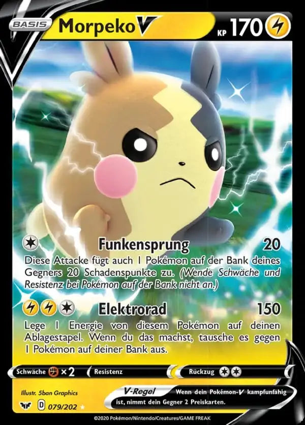 morpeko v 079/202 – Pokémon Schwert & Schild Karte