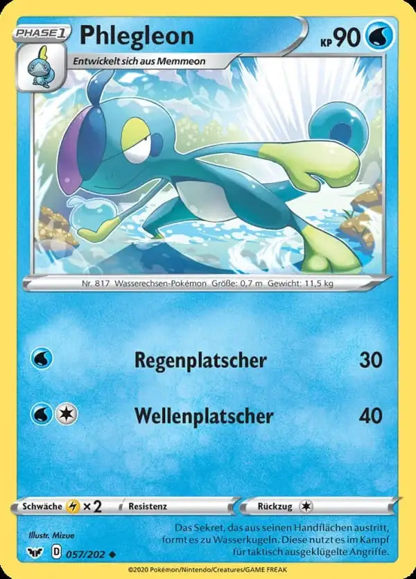 phlegleon 057/202 – Pokémon Schwert & Schild Karte