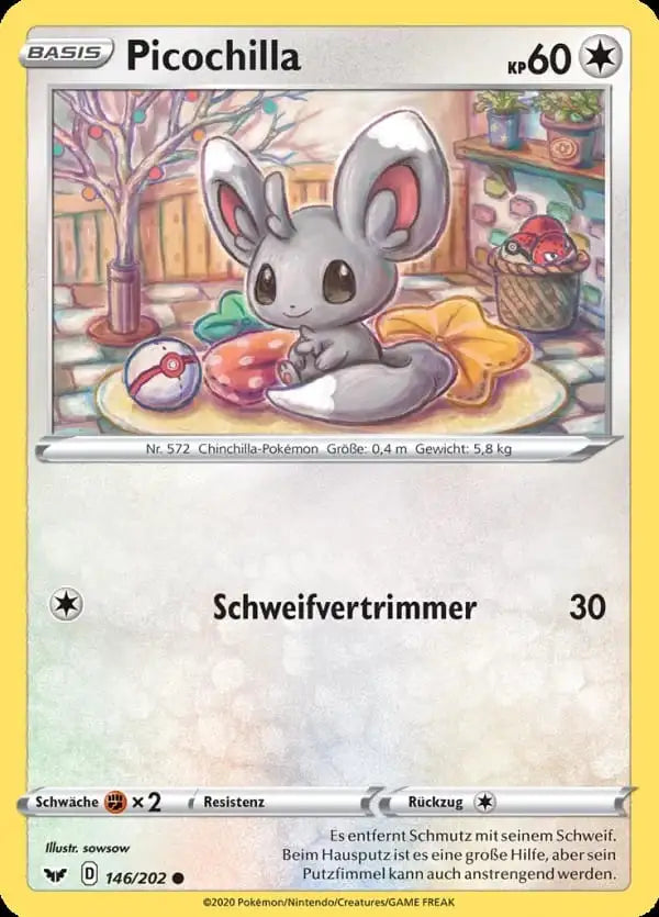 picochilla 146/202 – Pokémon Schwert & Schild Karte