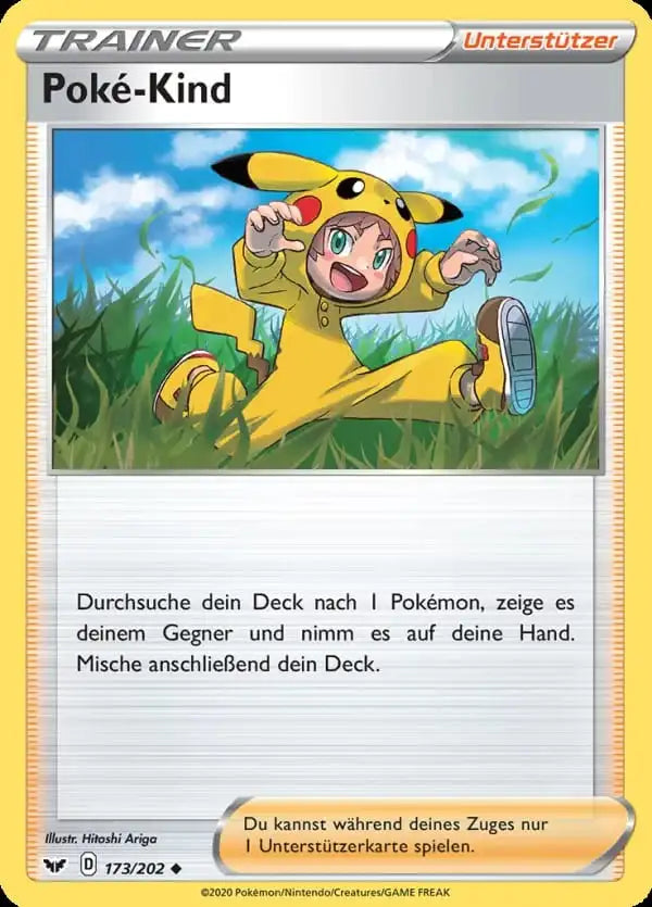 poke kind 173/202 – Pokémon Schwert & Schild Karte