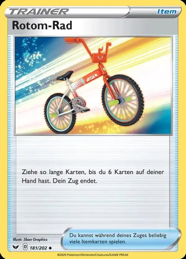 rotom rad 181/202 – Pokémon Schwert & Schild Karte