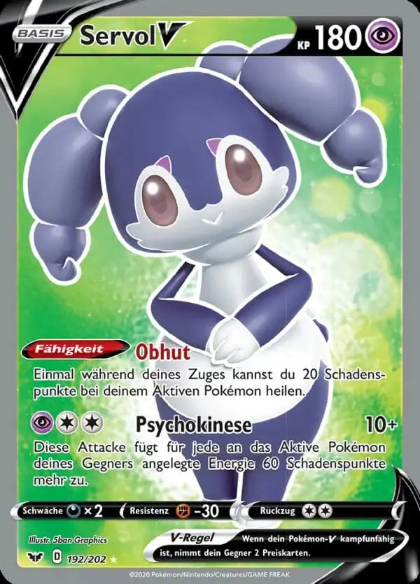 servol v 192/202 – Pokémon Schwert & Schild Karte