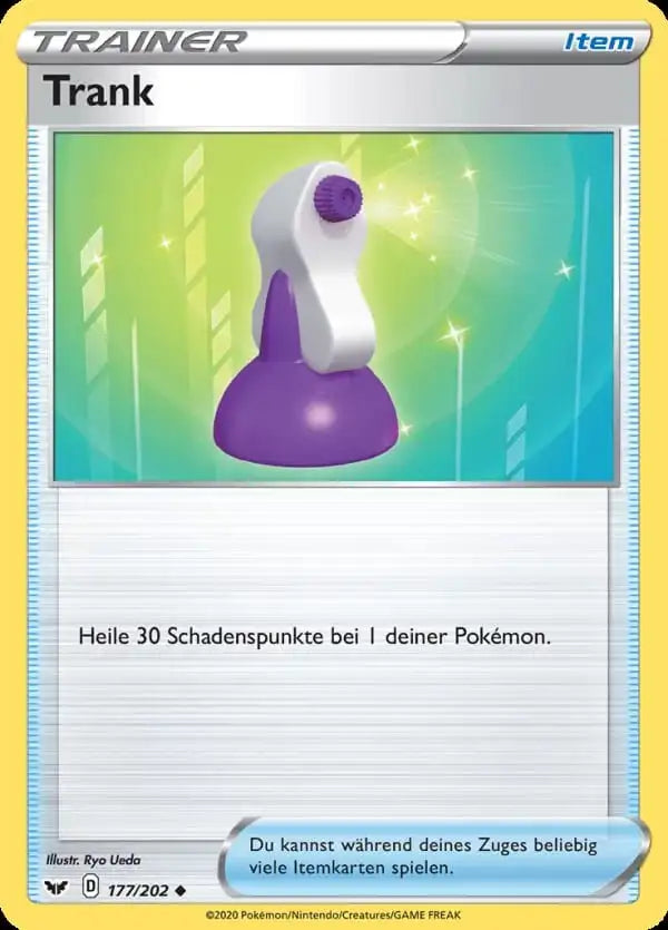 trank 177/202 – Pokémon Schwert & Schild Karte