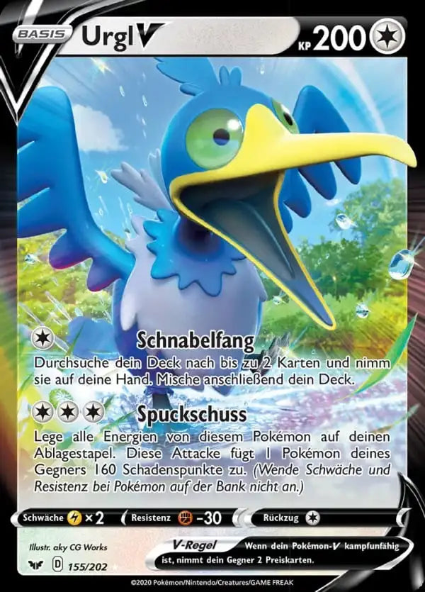 urgl v 155/202 – Pokémon Schwert & Schild Karte