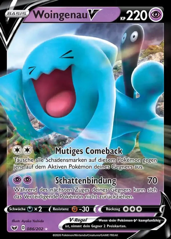 woingenau v 086/202 – Pokémon Schwert & Schild Karte
