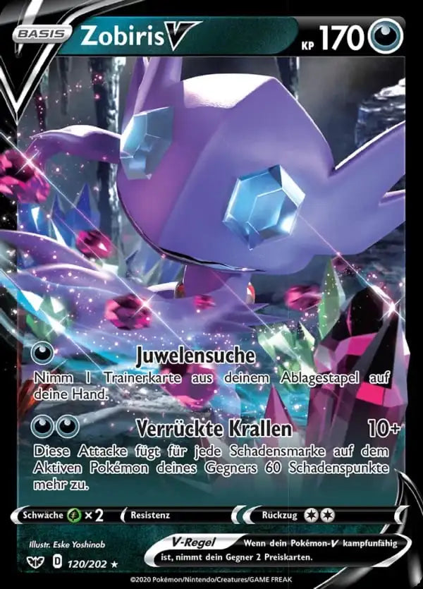 zobiris v 120/202 – Pokémon Schwert & Schild Karte