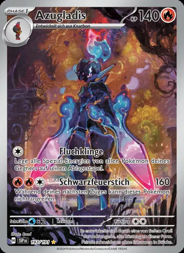 Azugladis 197/191 – Pokémon Stürmische Funken Karte