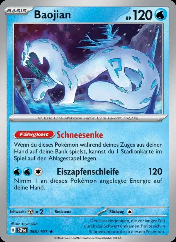 Baojian 056/191 – Pokémon Stürmische Funken Karte