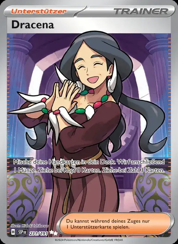Dracena 231/191 – Pokémon Stürmische Funken Karte