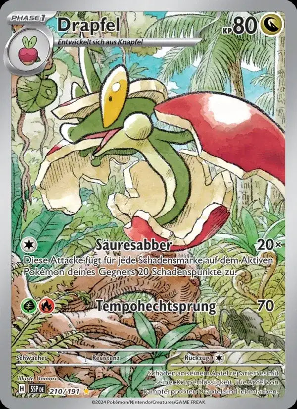 Drapfel 210/191 – Pokémon Stürmische Funken Karte