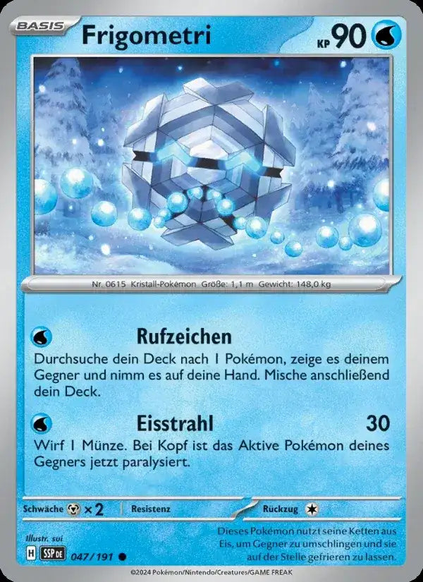 Frigometri 047/191 – Pokémon Stürmische Funken Karte