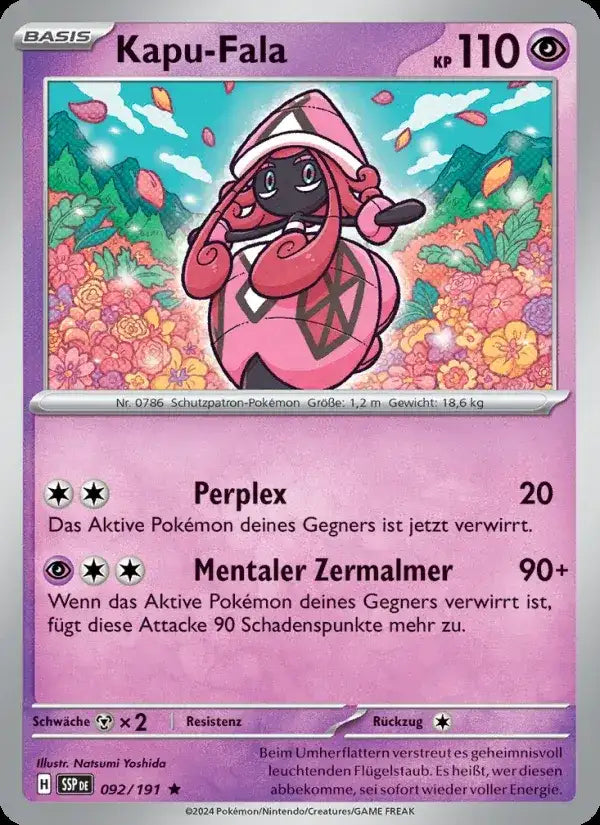 Kapu fala 092/191 – Pokémon Stürmische Funken Karte
