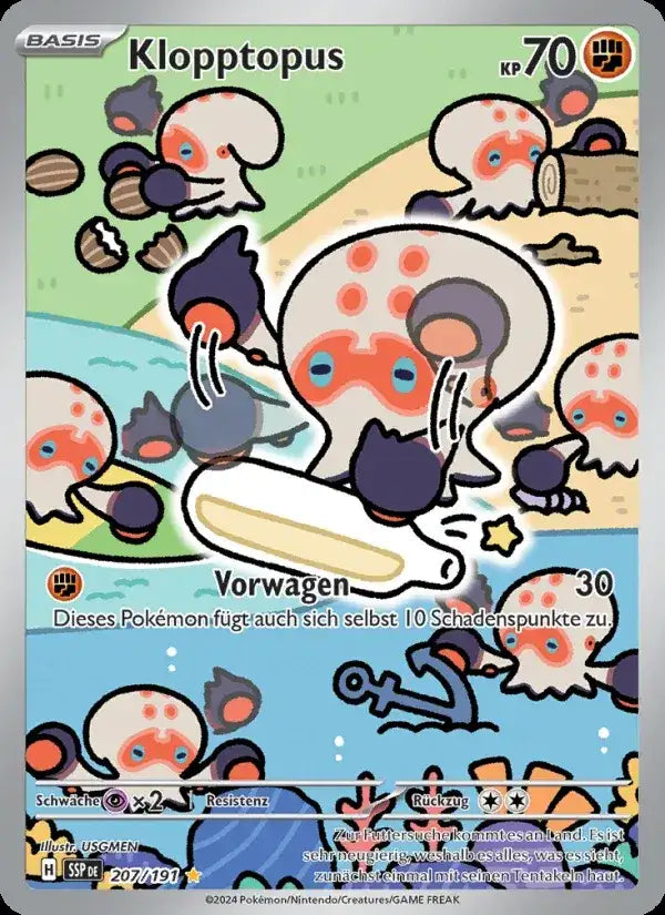 Klopptopus 207/191 – Pokémon Stürmische Funken Karte
