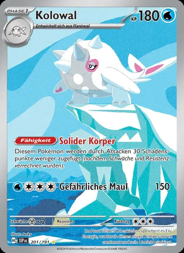 Kolowal 201/191 – Pokémon Stürmische Funken Karte
