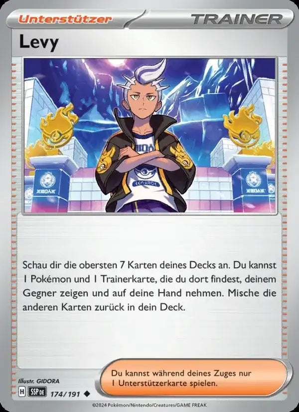 Levy 174/191 – Pokémon Stürmische Funken Karte