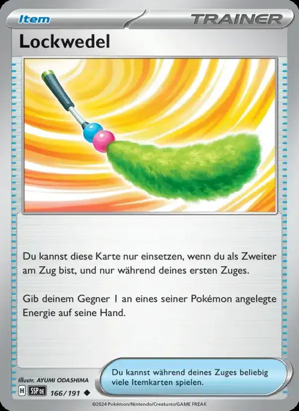 Lockwedel 166/191 – Pokémon Stürmische Funken Karte