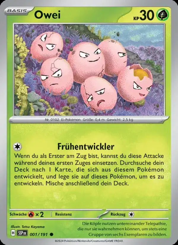 Owei 001/191 – Pokémon Stürmische Funken Karte