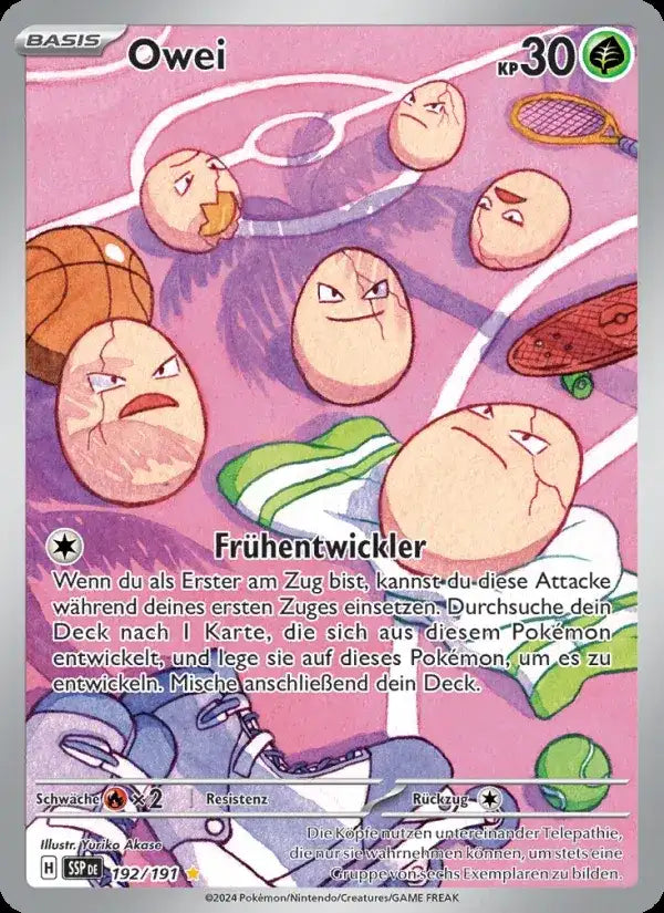 Owei 192/191 – Pokémon Stürmische Funken Karte