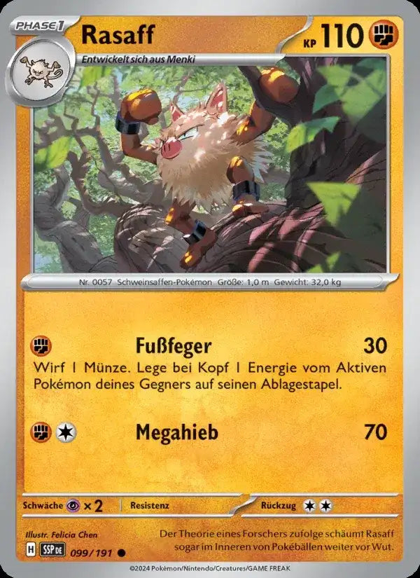 Rasaff 099/191 – Pokémon Stürmische Funken Karte